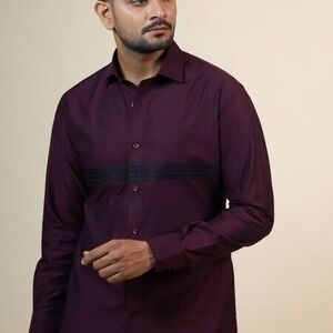 Men's Purple Dress Shirt